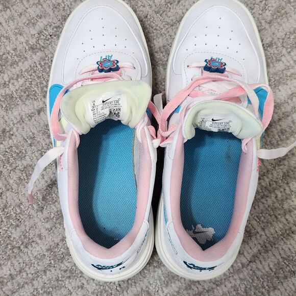 Nike women's Air Force 1 Platform pastel sneaker shoes DZ5197-100 size 8 - Picture 9 of 11
